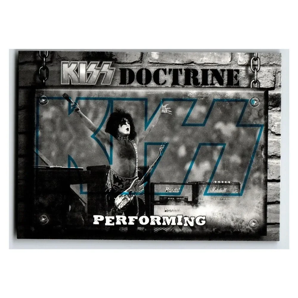 KISS Paul Stanley Performing 2009 Doctrine Press Pass 70